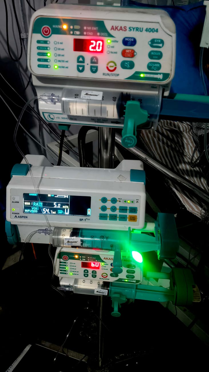 Infusion and syringe pumps